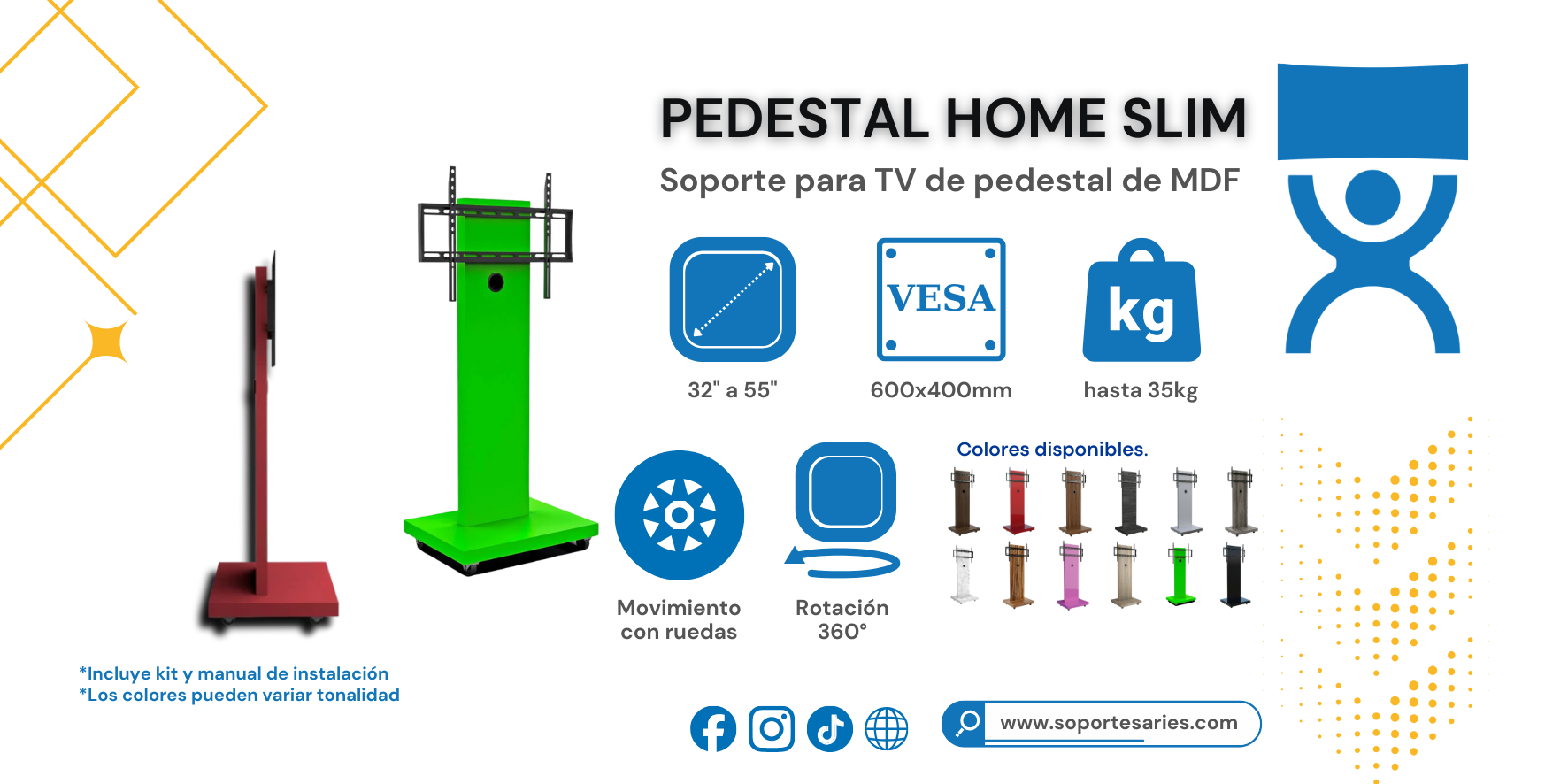 PEDESTAL HOME SLIM
