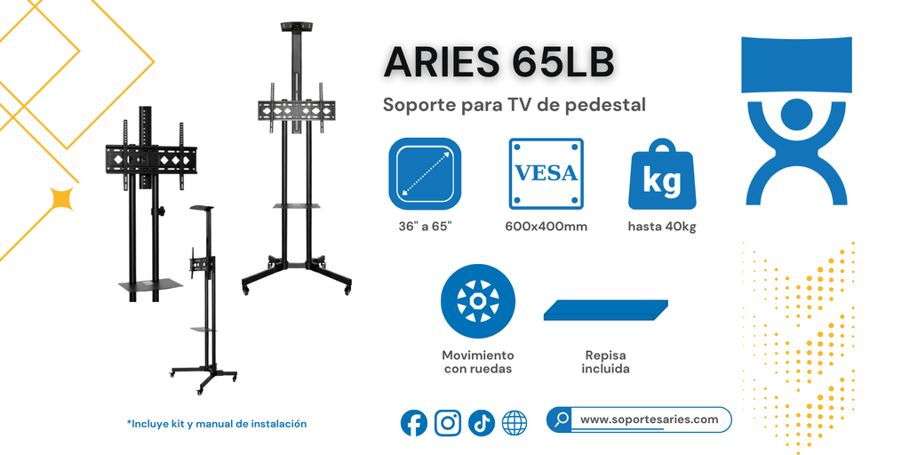 PEDESTAL ARIES 65LB